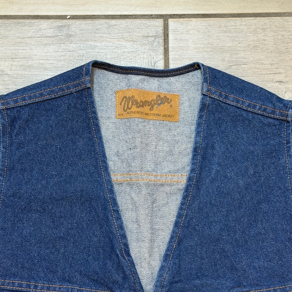 Wrangler Denim Vest View 4